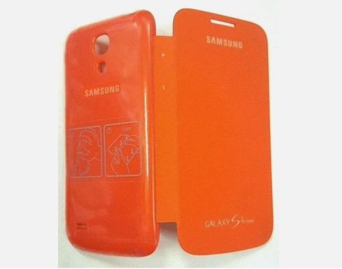 Orange flip door cover folio - flip,